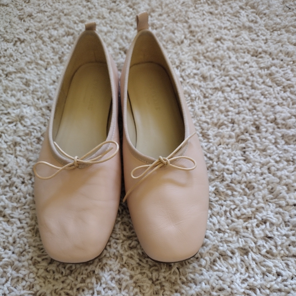 Everlane leather light pink ballerina flats size 6 1/2
